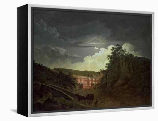 Arkwright's Cotton Mills, 1790s-Joseph Wright of Derby-Framed Premier Image Canvas