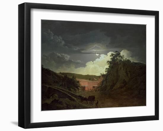 Arkwright's Cotton Mills, 1790s-Joseph Wright of Derby-Framed Giclee Print