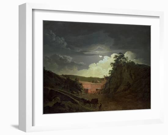 Arkwright's Cotton Mills, 1790s-Joseph Wright of Derby-Framed Giclee Print