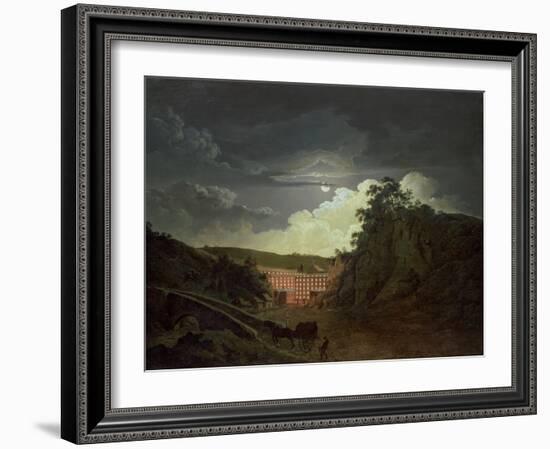 Arkwright's Cotton Mills, 1790s-Joseph Wright of Derby-Framed Giclee Print
