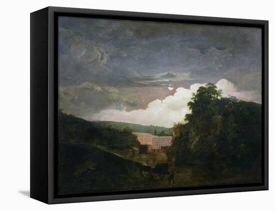 Arkwright's Cotton Mills by Night, C.1782-3-Joseph Wright of Derby-Framed Premier Image Canvas