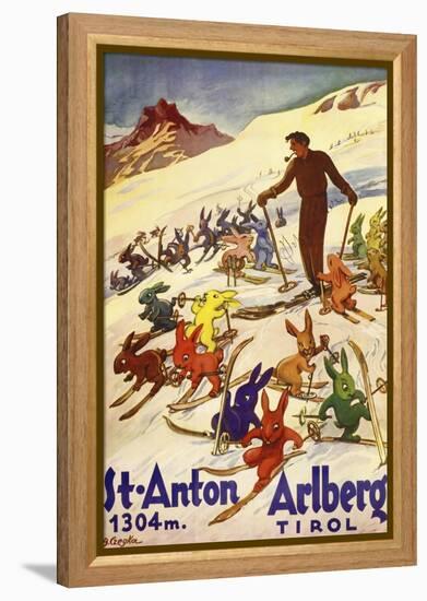 Arlberg Tirol-null-Framed Premier Image Canvas