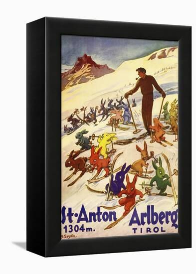 Arlberg Tirol-null-Framed Premier Image Canvas