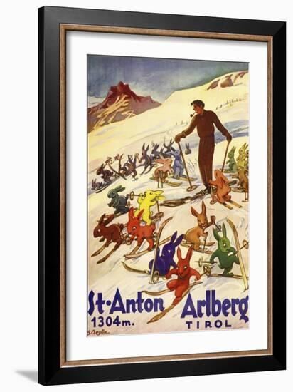 Arlberg Tirol-null-Framed Giclee Print