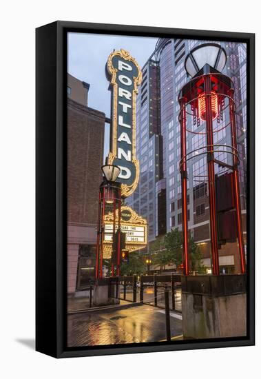 Arlene Schnitzer Concert Hall in Downtown Portland, Oregon-Chuck Haney-Framed Premier Image Canvas