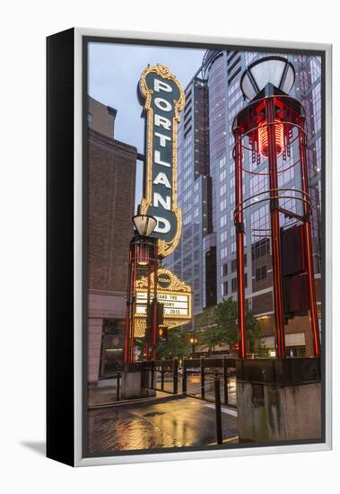 Arlene Schnitzer Concert Hall in Downtown Portland, Oregon-Chuck Haney-Framed Premier Image Canvas