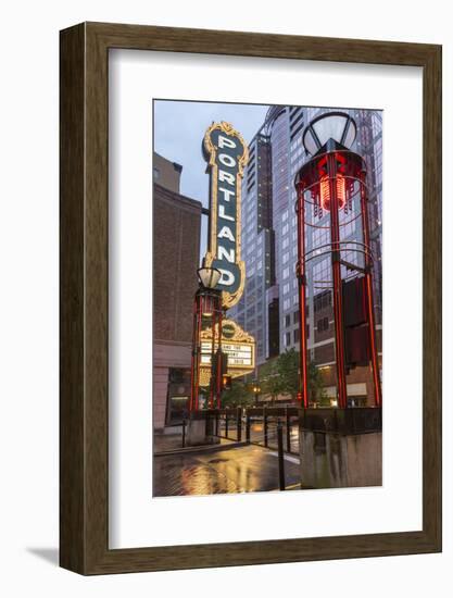 Arlene Schnitzer Concert Hall in Downtown Portland, Oregon-Chuck Haney-Framed Photographic Print