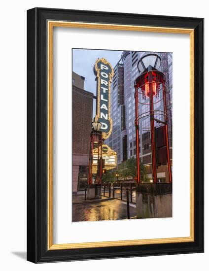 Arlene Schnitzer Concert Hall in Downtown Portland, Oregon-Chuck Haney-Framed Photographic Print