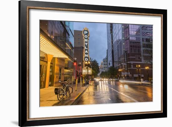 Arlene Schnitzer Concert Hall in Downtown Portland, Oregon-Chuck Haney-Framed Photographic Print