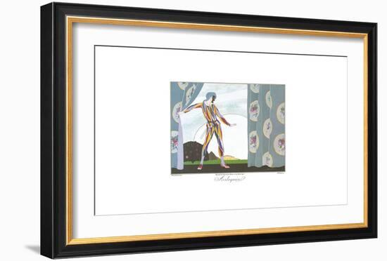 Arlequin-Umberto Brunelleschi-Framed Art Print