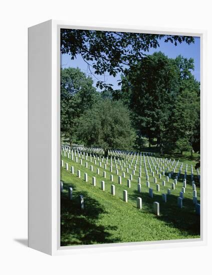 Arlington Cemetery, Arlington, Virginia, USA-Jonathan Hodson-Framed Premier Image Canvas