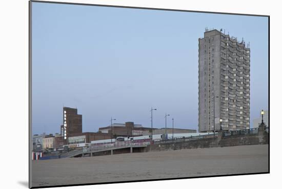 Arlington House, Margate, Exterior Facade Viewed from Beach, UK-Joel Knight-Mounted Photo