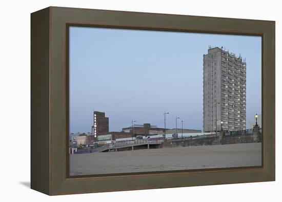 Arlington House, Margate, Exterior Facade Viewed from Beach, UK-Joel Knight-Framed Stretched Canvas