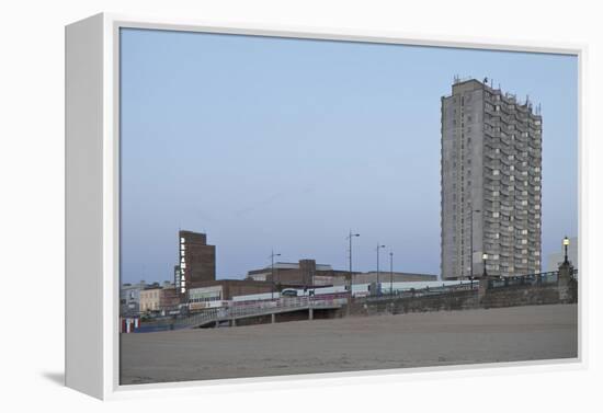 Arlington House, Margate, Exterior Facade Viewed from Beach, UK-Joel Knight-Framed Stretched Canvas