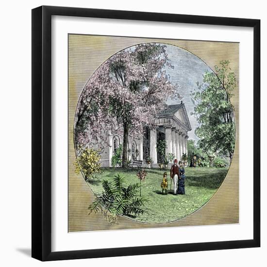 Arlington House, Residence of Robert E. Lee before the Civil War, Virginia-null-Framed Giclee Print