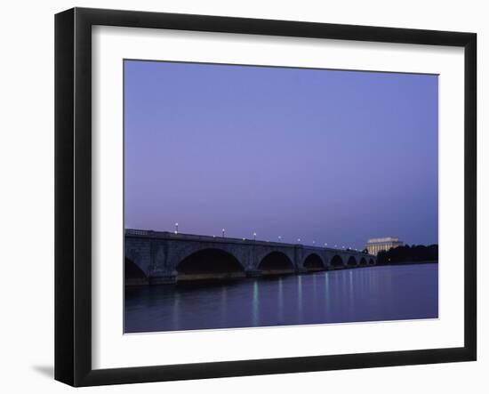 Arlington Memorial Bridge Lincoln Memorial Washington, D.C. USA-null-Framed Photographic Print