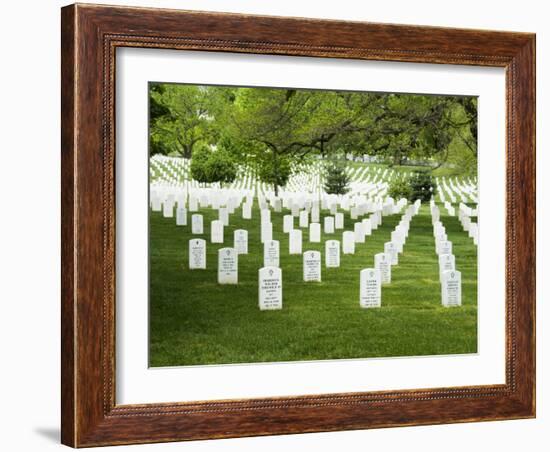 Arlington National Cemetery, Arlington, Virginia, United States of America, North America-Robert Harding-Framed Photographic Print