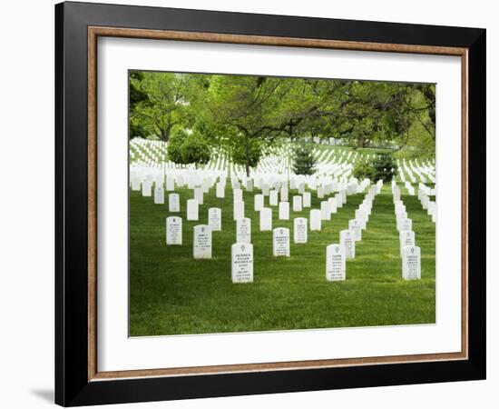 Arlington National Cemetery, Arlington, Virginia, United States of America, North America-Robert Harding-Framed Photographic Print