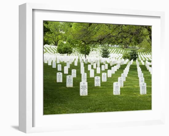 Arlington National Cemetery, Arlington, Virginia, United States of America, North America-Robert Harding-Framed Photographic Print