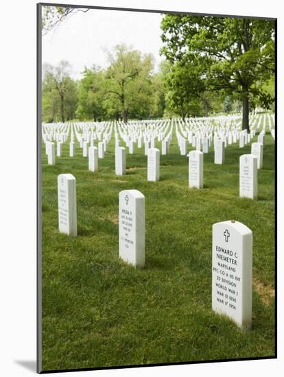 Arlington National Cemetery, Arlington, Virginia, United States of America, North America-Robert Harding-Mounted Photographic Print