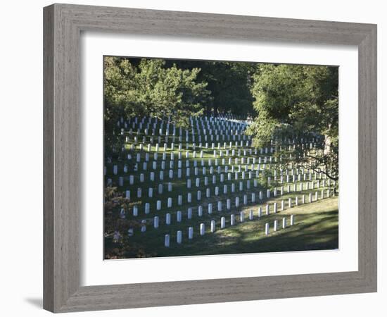 Arlington National Cemetery, Arlington, Virginia, USA-Stocktrek Images-Framed Photographic Print