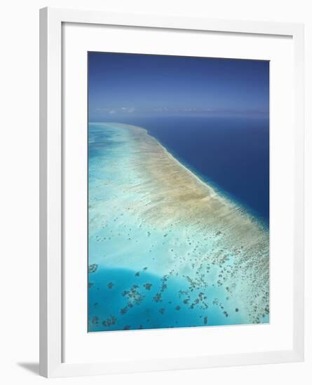 Arlington Reef, Great Barrier Reef Marine Park, North Queensland, Australia-David Wall-Framed Photographic Print