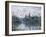 Arm of the Seine near Vetheuil, c. 1878 (oil on canvas)-Claude Monet-Framed Giclee Print