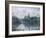 Arm of the Seine near Vetheuil, c. 1878 (oil on canvas)-Claude Monet-Framed Giclee Print