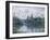 Arm of the Seine near Vetheuil, c. 1878 (oil on canvas)-Claude Monet-Framed Giclee Print