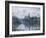 Arm of the Seine near Vetheuil, c. 1878 (oil on canvas)-Claude Monet-Framed Giclee Print