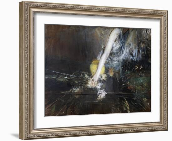 Arm with Flower Vase, Ca 1910-Giovanni Boldini-Framed Giclee Print