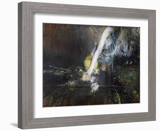 Arm with Flower Vase, Ca 1910-Giovanni Boldini-Framed Giclee Print