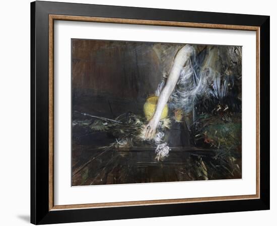 Arm with Flower Vase, Ca 1910-Giovanni Boldini-Framed Giclee Print