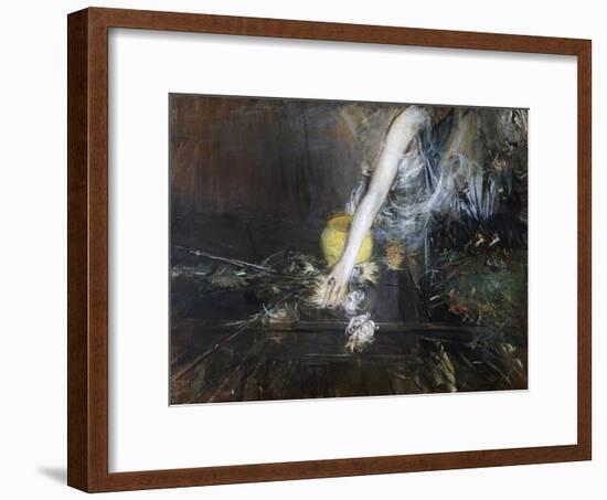 Arm with Flower Vase, Ca 1910-Giovanni Boldini-Framed Giclee Print