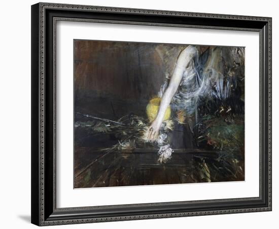 Arm with Flower Vase, Ca 1910-Giovanni Boldini-Framed Giclee Print