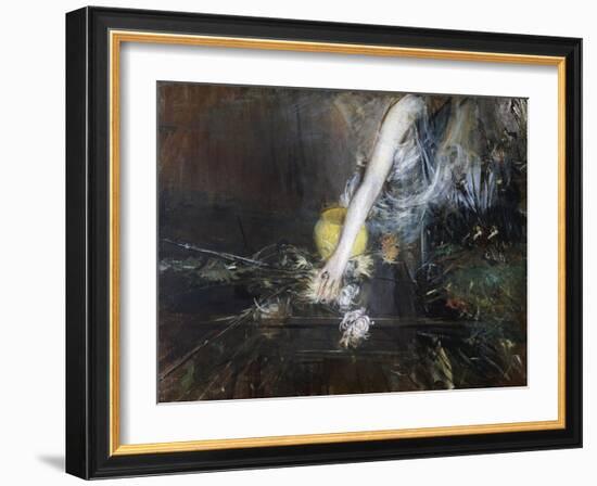 Arm with Flower Vase, Ca 1910-Giovanni Boldini-Framed Giclee Print