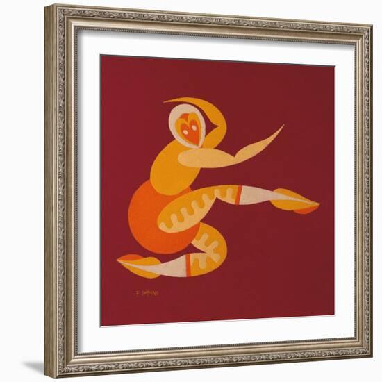 Armadillo Ballerina (Trisa)-Fortunato Depero-Framed Giclee Print