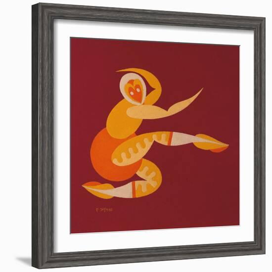 Armadillo Ballerina (Trisa)-Fortunato Depero-Framed Giclee Print