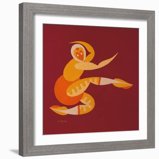 Armadillo Ballerina (Trisa)-Fortunato Depero-Framed Giclee Print