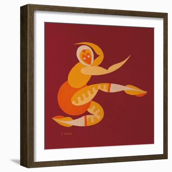 Armadillo Ballerina (Trisa)-Fortunato Depero-Framed Giclee Print