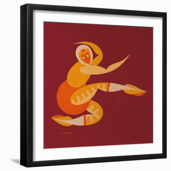 Armadillo Ballerina (Trisa)-Fortunato Depero-Framed Giclee Print