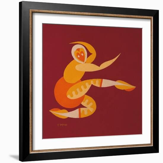 Armadillo Ballerina (Trisa)-Fortunato Depero-Framed Giclee Print