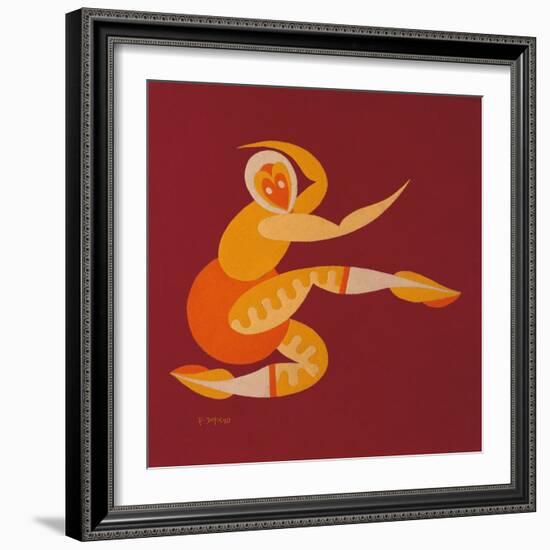 Armadillo Ballerina (Trisa)-Fortunato Depero-Framed Giclee Print