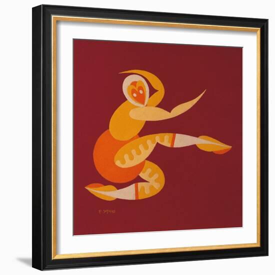 Armadillo Ballerina (Trisa)-Fortunato Depero-Framed Giclee Print