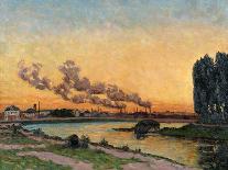 The Seine at Paris, 1871 (Oil on Canvas)-Jean Baptiste Armand Guillaumin-Giclee Print