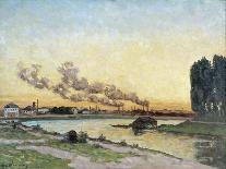 The Seine at Paris, 1871 (Oil on Canvas)-Jean Baptiste Armand Guillaumin-Giclee Print