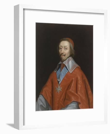 Armand-Jean du Plessis, cardinal de Richelieu (1585-1642)-Philippe De Champaigne-Framed Giclee Print