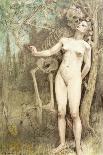 Seated Female Nude with Ghostly Female Figure in the Background, 1897-Armand Rassenfosse-Giclee Print