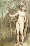 Female Nude with Death as a Skeleton, 1897-Armand Rassenfosse-Framed Giclee Print