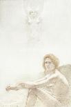 Female Nude with Death as a Skeleton, 1897-Armand Rassenfosse-Giclee Print
